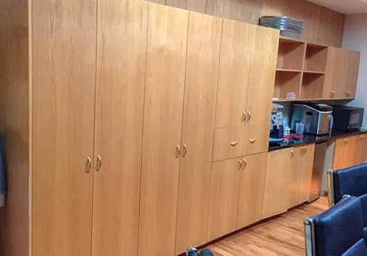 ABC Interiors Unlimited, Inc. converted a former funeral parlor into corporate offices for Regional Aid for Interim Needs, Inc. (R.A.I.N.), a nonprofit organization. 