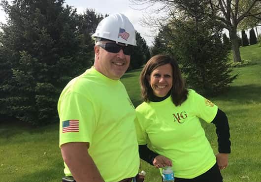 Joe and Jamie McKeown from Manusos General Contracting, Inc.