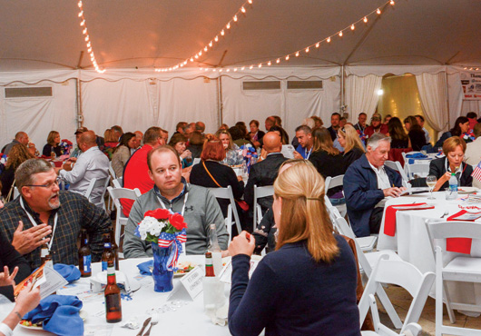 Every year, the Midwest BBQ for the Brave event is held at CD & ME in Frankfort, Illinois.