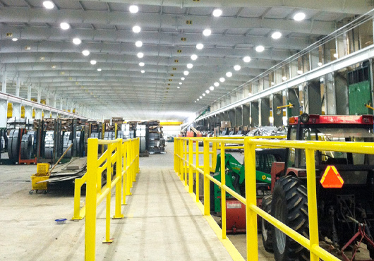 Mattar Services Inc. replaced Precision Strip’s existing high bay lights with new energy-efficient LED high bay lights throughout the company’s plant, which is the nation’s largest toll processor of metal.
