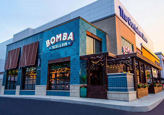Mirman Construction completed a 4,000-square-foot interior build-out for BOMBA Taco + Bar in Beachwood, OH. 