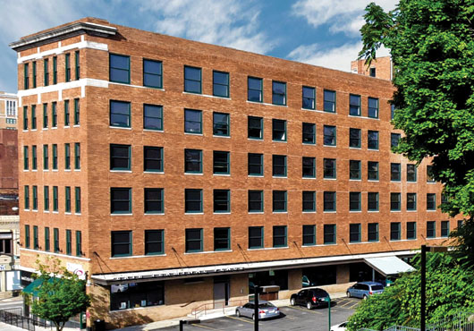 GreenHeart Companies, LLC transformed the historic landmark, Erie Terminal Place, into a fully furnished, mixed-use apartment complex. It is located on West Commerce Street in downtown Youngstown, Ohio, at the foot of Youngstown State University. 