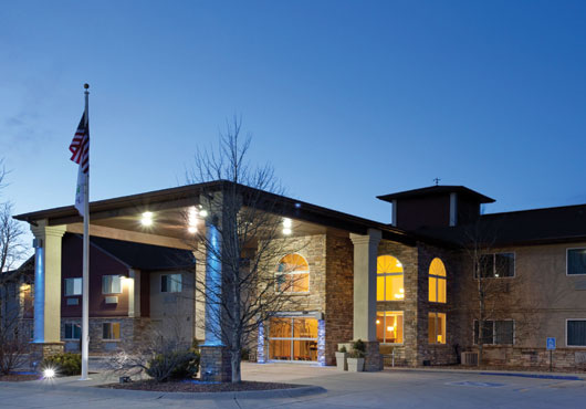 This long-term memory care facility in Torrington, WY, was built from the ground up and completed in 2008. 