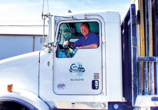 Founder Rusty Cours built his company, Cleanout Bin, on a commitment to provide a shorter response time to deliver or pick up washout bins.