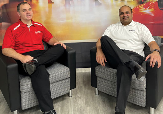 Co-Founders Chris Seguinot and Kiran Uppin have been best friends for over 30 years. 