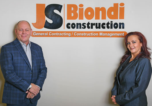 Rob Neibel, Founder and President, and Jennifer Neibel, Vice President, of JS Biondi Inc.