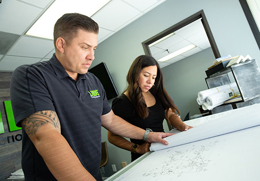 In just two years, Chris and Amber Linde, founders of Linde Construction, Inc.,have grown from two to 20 employees. 