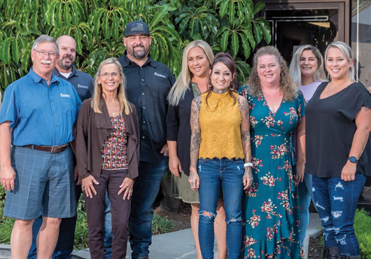 Precision Air Balance Co. Inc. provides professional testing and balancing of HVAC systems for commercial and industrial customers throughout Southern California and Las Vegas. Shown, the Anaheim corporate team. 