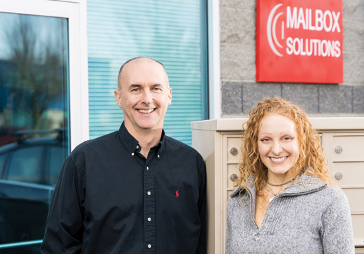 Jeff and Danell Burlingame are the proud leaders of Mailbox Solutions today. They are excited to continue building on the exceptional legacy left by Russ and Shari Schildan, who founded the business in 1997.