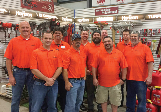 Horizon Distributors’ sales center staff, like this crew in Spokane, WA, is prepared to help customers with professional-grade landscape and irrigation supplies.