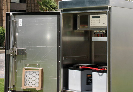Horizon Distributors offers a commercial-grade solar enclosure for both irrigation and lighting applications.