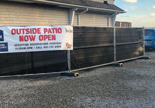 Mobile Fencing Inc. provides both panel and pounded fencing.