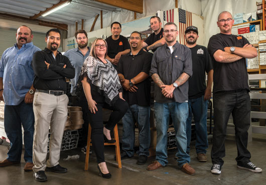 The Itzko Glass & Metal, Inc. office staff.