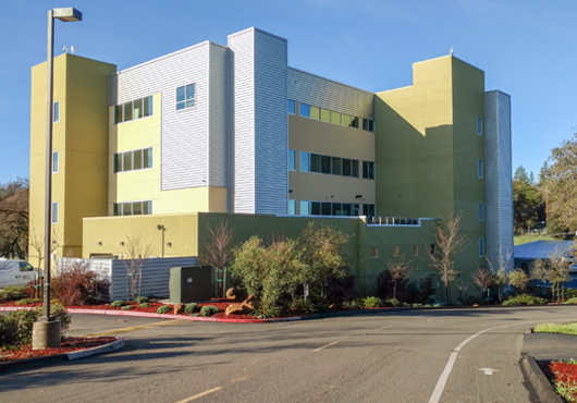 The Shingle Springs Health & Wellness Center on the campus of the Red Hawk Casino, where the Servset Elevator Inc. team added a four-stop elevator.