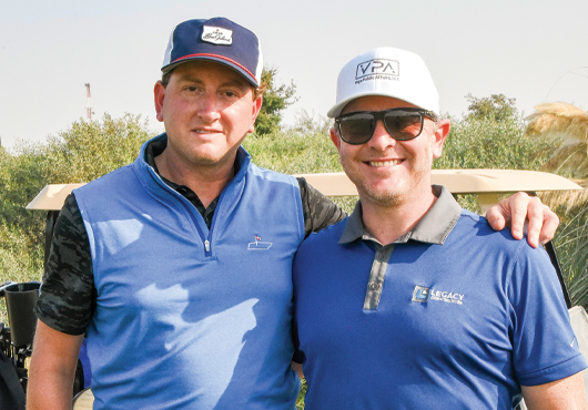 Partners Jamie Reedy (left) and Bill Cummings founded Legacy Construction in 2007.