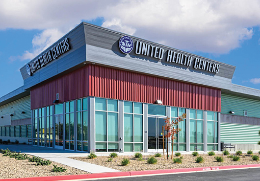 A Huron, CA, United Health Center completed by Legacy Construction.