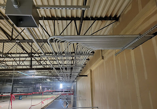 JLC Electrical Contractors LLC converted this facility from dry storage to cold storage.