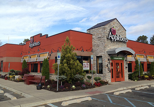 An Applebee’s restaurant located in Forked River, NJ, completed by Tekcon Construction, Inc. 