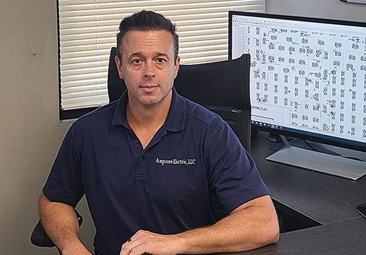 Owner Ernest “Ernie” Bagley opened Ampcore Electric LLC in 2012 with a dream of providing employment opportunities to his community.