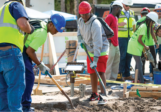 Teens will get their hands dirty while in the Generals Club.