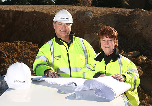 J.R. Caskey, Inc. Vice President and General Manager John Caskey and his wife, President and CEO Ginger Caskey.