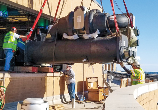 Damuth Trane provides complete building energy solutions, ranging from selling HVAC equipment to installing and servicing a facility’s equipment and controls.