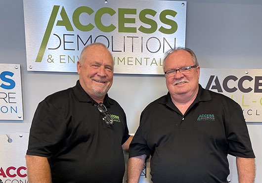 President Ronald Levee (left) and brother Terrence Levee Sr., Vice President, are proud of how much the company has grown in two decades. 
